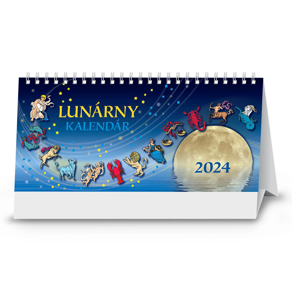 Daffer.sk Kalendár stolový 2024, Lunárny